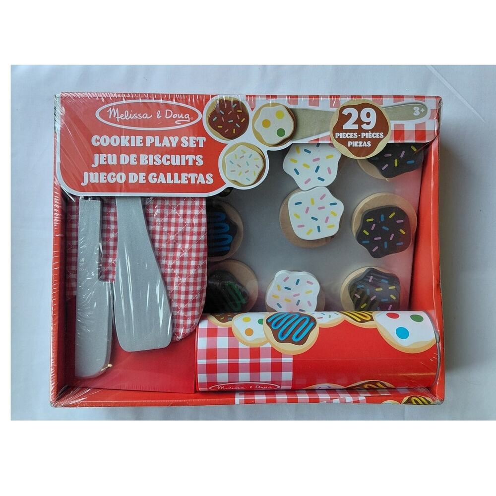 Melissa & Doug Slice and Bake Cookies Wooden Play Food NWT